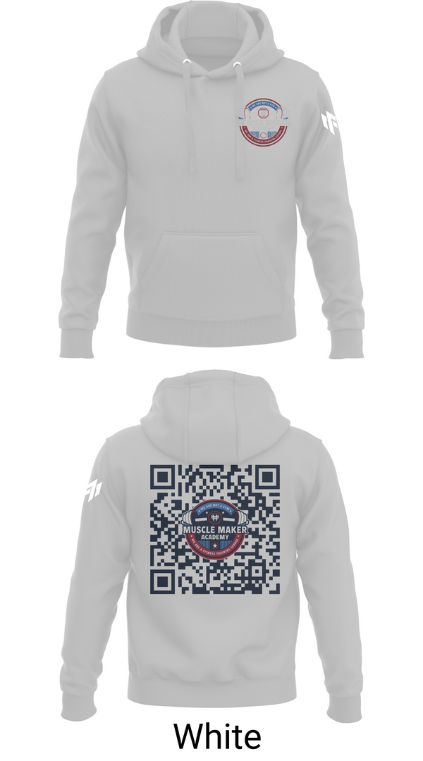 Hoodie, Muscle Maker Academy, , Teamtime, Team time, sublimation, custom sports apparel, team uniforms, spirit wear, spiritwear, sports uniforms, custom shirts, team store, custom team store, fundraiser sports, apparel fundraiser