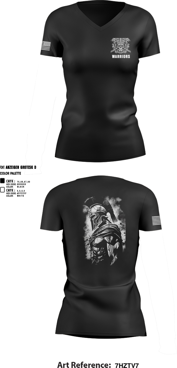 Womens Short Sleeve Vneck Shirt, Warriors, Army, Teamtime, Team time, sublimation, custom sports apparel, team uniforms, spirit wear, spiritwear, sports uniforms, custom shirts, team store, custom team store, fundraiser sports, apparel fundraiser