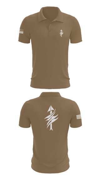Short Sleeve Performance Polo, 3rd Battalion 2nd Marines Scout Sniper Platoon, Marines, Teamtime, Team time, sublimation, custom sports apparel, team uniforms, spirit wear, spiritwear, sports uniforms, custom shirts, team store, custom team store, fundraiser sports, apparel fundraiser