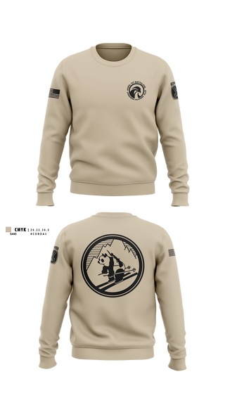 Crew Neck Sweatshirt, Diesel, 3-71CAV, Army, Teamtime, Team time, sublimation, custom sports apparel, team uniforms, spirit wear, spiritwear, sports uniforms, custom shirts, team store, custom team store, fundraiser sports, apparel fundraiser