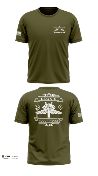 Short Sleeve Performance Shirt, Q TROOP 2/278 ACR, National Guard, Teamtime, Team time, sublimation, custom sports apparel, team uniforms, spirit wear, spiritwear, sports uniforms, custom shirts, team store, custom team store, fundraiser sports, apparel fundraiser