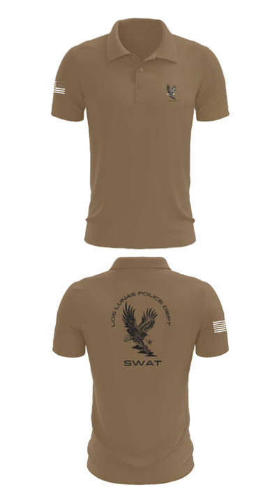 LOS LUNAS POLICE DEPT. SWAT 5938018 Short Sleeve Performance Polo - 7