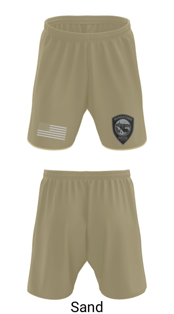 Athletic Shorts With Pockets, Morristown Police Department, Police, Teamtime, Team time, sublimation, custom sports apparel, team uniforms, spirit wear, spiritwear, sports uniforms, custom shirts, team store, custom team store, fundraiser sports, apparel fundraiser