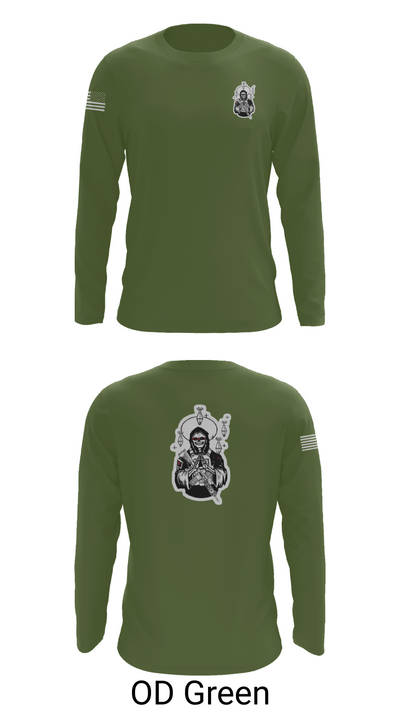 Outlaw Mortar Section 59835743 Long Sleeve Performance Shirt - 46