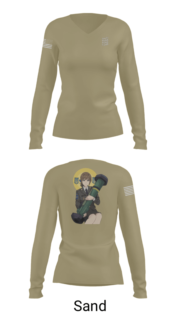Women's Long Sleeve Vneck Shirt, 3/7, Marines, Teamtime, Team time, sublimation, custom sports apparel, team uniforms, spirit wear, spiritwear, sports uniforms, custom shirts, team store, custom team store, fundraiser sports, apparel fundraiser