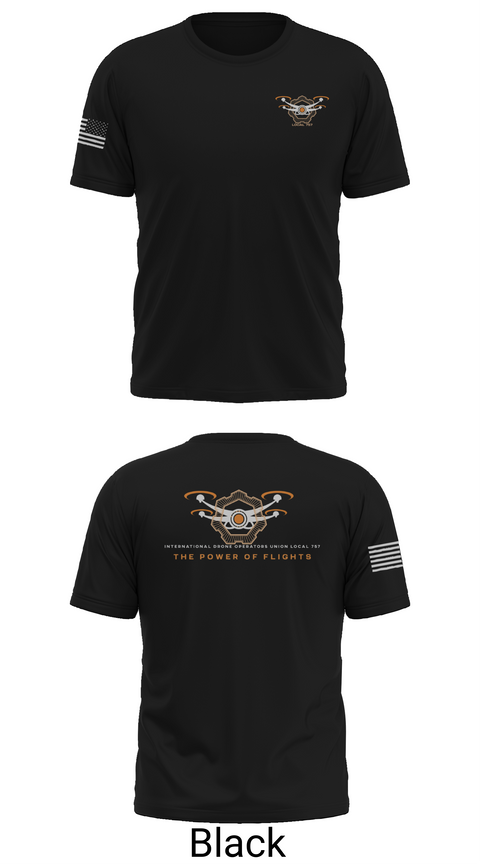 Old School Cotton Feel Shirt, International Drone Operators Union Local 757, , Teamtime, Team time, sublimation, custom sports apparel, team uniforms, spirit wear, spiritwear, sports uniforms, custom shirts, team store, custom team store, fundraiser sports, apparel fundraiser