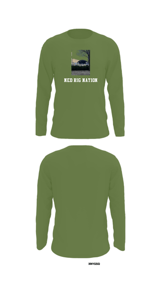 Long Sleeve Performance Shirt, Ned Rig nation, Baseball, Teamtime, Team time, sublimation, custom sports apparel, team uniforms, spirit wear, spiritwear, sports uniforms, custom shirts, team store, custom team store, fundraiser sports, apparel fundraiser
