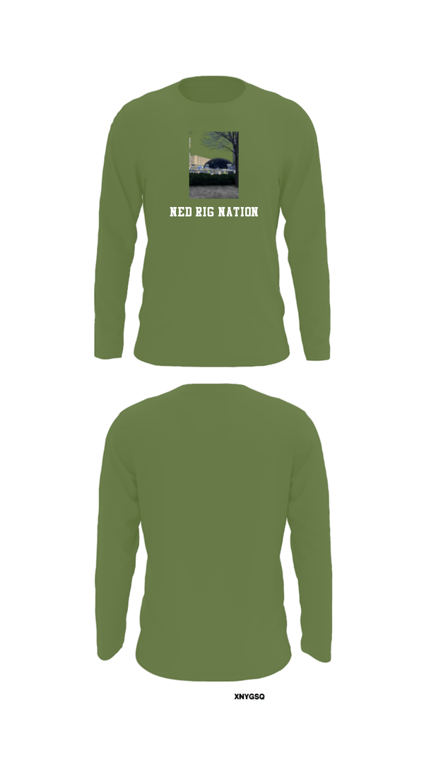 Long Sleeve Performance Shirt, Ned Rig nation, Baseball, Teamtime, Team time, sublimation, custom sports apparel, team uniforms, spirit wear, spiritwear, sports uniforms, custom shirts, team store, custom team store, fundraiser sports, apparel fundraiser
