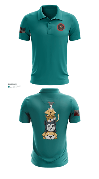 Short Sleeve Performance Polo, Cranberry Country K9s, , Teamtime, Team time, sublimation, custom sports apparel, team uniforms, spirit wear, spiritwear, sports uniforms, custom shirts, team store, custom team store, fundraiser sports, apparel fundraiser