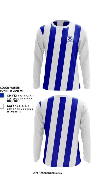 Whittier Middle School Cross Country 96354646 Long Sleeve Performance Shirt - 1