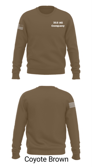 Crew Neck Sweatshirt, 312 AG Company, Army, Teamtime, Team time, sublimation, custom sports apparel, team uniforms, spirit wear, spiritwear, sports uniforms, custom shirts, team store, custom team store, fundraiser sports, apparel fundraiser