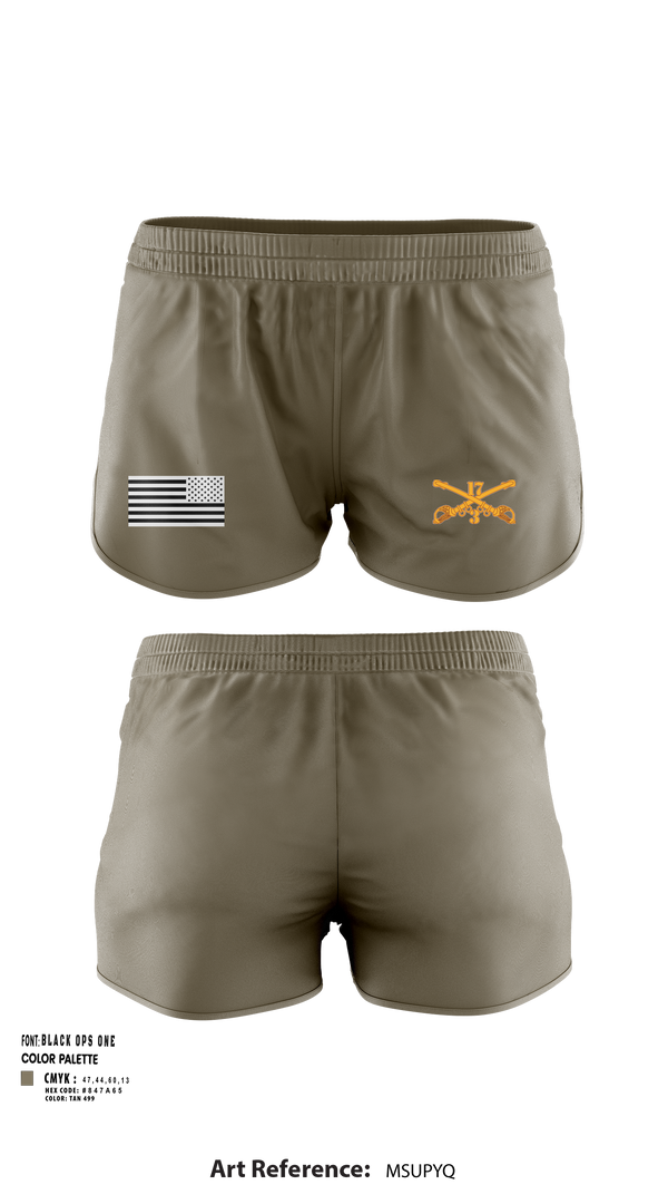 Ranger Panties, Delta Troop 3-17 CAV, , Teamtime, Team time, sublimation, custom sports apparel, team uniforms, spirit wear, spiritwear, sports uniforms, custom shirts, team store, custom team store, fundraiser sports, apparel fundraiser