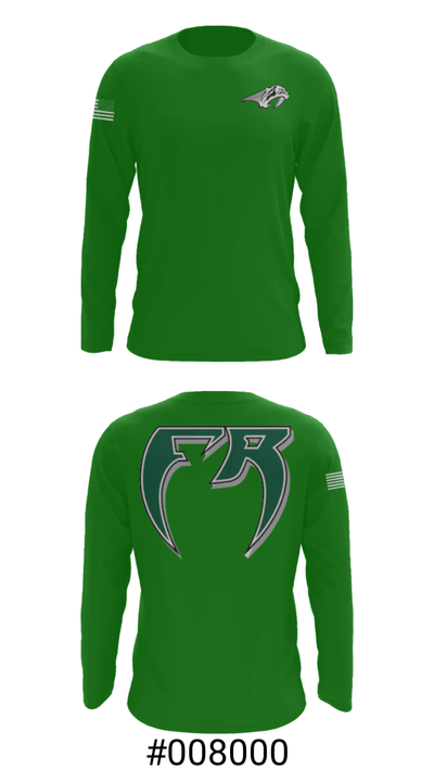Fossil Ridge High School Baseball 9385458 Long Sleeve Performance Shirt - 18