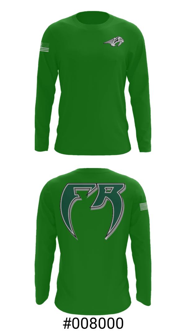 Long Sleeve Performance Shirt, Fossil Ridge High School Baseball, Baseball, Teamtime, Team time, sublimation, custom sports apparel, team uniforms, spirit wear, spiritwear, sports uniforms, custom shirts, team store, custom team store, fundraiser sports, apparel fundraiser