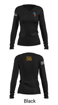 Rescue Engine 56DCFD RTC407 9148046 Women's Long Sleeve V-neck Shirt - 37