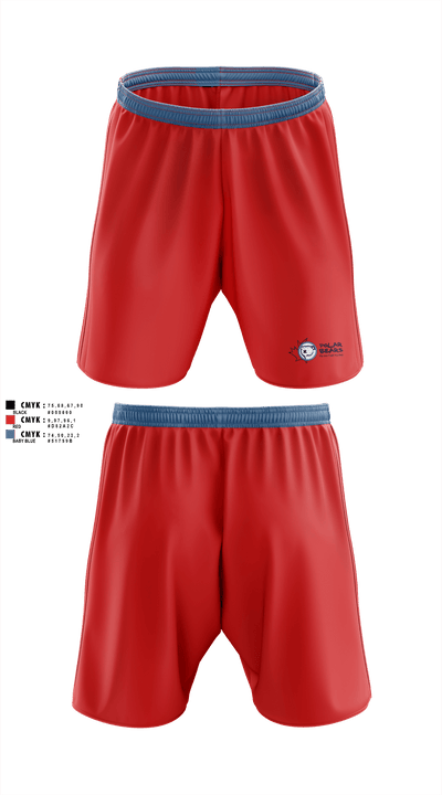 Polar Bears Field Hockey 12890976 Athletic Shorts With Pockets - 1