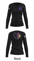 Mount Gilead High School Wrestling 55730415 Women's Long Sleeve V-neck Shirt -1 35