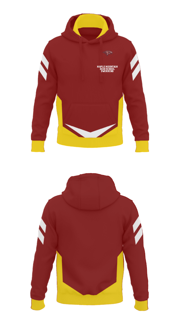 Hoodie, Maple Mountain High School Swimming, Swimming, Teamtime, Team time, sublimation, custom sports apparel, team uniforms, spirit wear, spiritwear, sports uniforms, custom shirts, team store, custom team store, fundraiser sports, apparel fundraiser