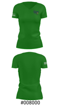 Grayson High School Track 12833636 Women's Short Sleeve V-neck Shirt - 21
