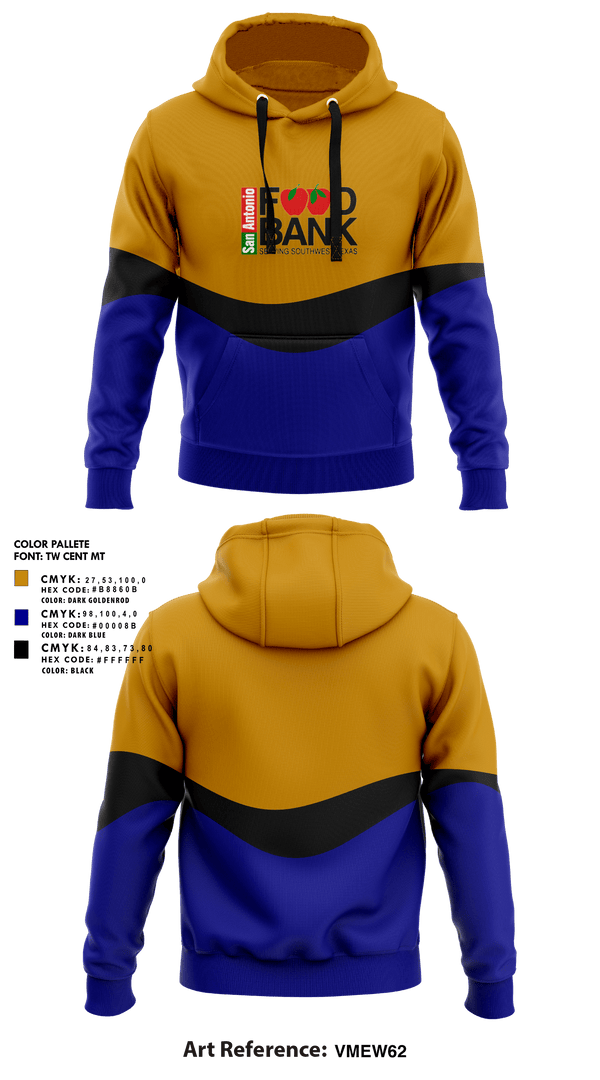 Hoodie, San Antonio Food Bank, , Teamtime, Team time, sublimation, custom sports apparel, team uniforms, spirit wear, spiritwear, sports uniforms, custom shirts, team store, custom team store, fundraiser sports, apparel fundraiser