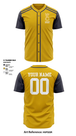 Full Button Baseball Jersey, Electrics, Baseball, Teamtime, Team time, sublimation, custom sports apparel, team uniforms, spirit wear, spiritwear, sports uniforms, custom shirts, team store, custom team store, fundraiser sports, apparel fundraiser