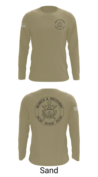 Long Sleeve Performance Shirt, Underwater Search & Recovery Team, Police, Teamtime, Team time, sublimation, custom sports apparel, team uniforms, spirit wear, spiritwear, sports uniforms, custom shirts, team store, custom team store, fundraiser sports, apparel fundraiser