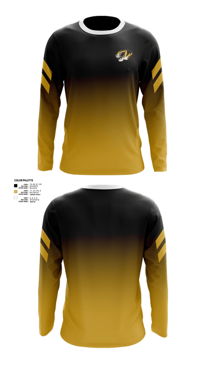 Greenville Middle School Basketball 80798783 Long Sleeve Performance Shirt - 40