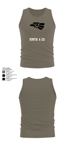 Tank Top, 578th A Co, National Guard, Teamtime, Team time, sublimation, custom sports apparel, team uniforms, spirit wear, spiritwear, sports uniforms, custom shirts, team store, custom team store, fundraiser sports, apparel fundraiser