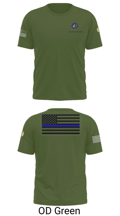 NAVAL SUPPORT ACTIVITY BETHESDA SECURITY FORCES 28838405 Short Sleeve Performance Shirt - 53