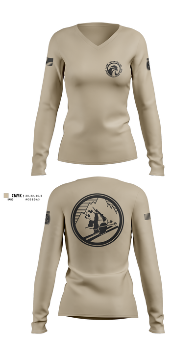 1-87 HCO Women's Long Sleeve V-neck Shirt - 13