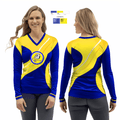 Claysburg-Kimmel Senior High School Football 56896996 Women's Long Sleeve V-neck Shirt - 2