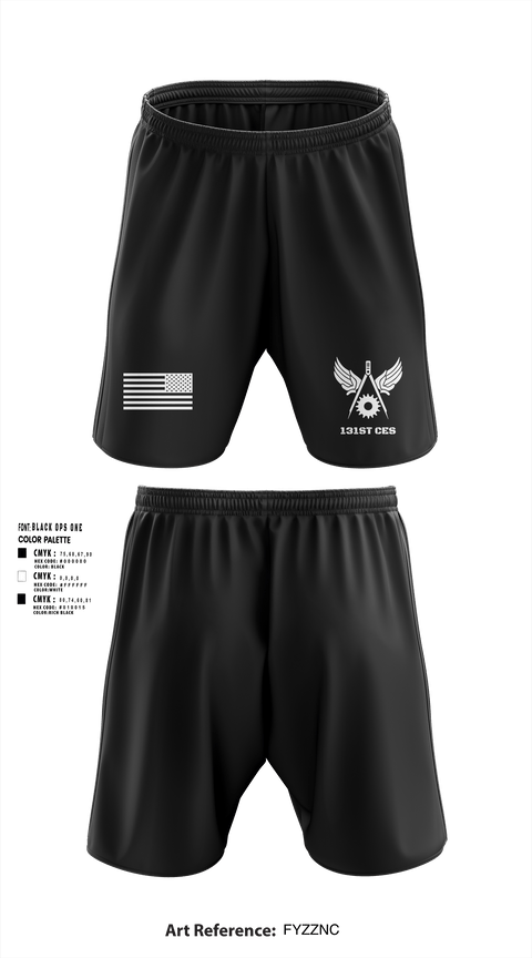 Athletic Shorts With Pockets, 131st CES131st CES Power Pro, , Teamtime, Team time, sublimation, custom sports apparel, team uniforms, spirit wear, spiritwear, sports uniforms, custom shirts, team store, custom team store, fundraiser sports, apparel fundraiser