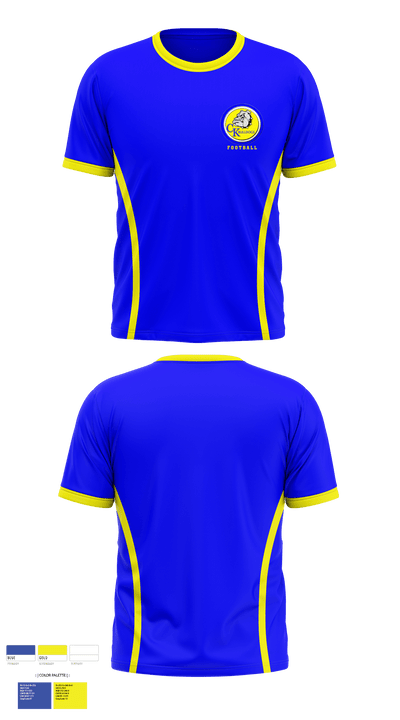Claysburg-Kimmel Senior High School Football 56896996 Short Sleeve Performance Shirt - 1