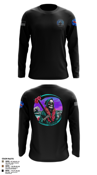 Long Sleeve Performance Shirt, REAPERS, FT SHAFTER, , Teamtime, Team time, sublimation, custom sports apparel, team uniforms, spirit wear, spiritwear, sports uniforms, custom shirts, team store, custom team store, fundraiser sports, apparel fundraiser