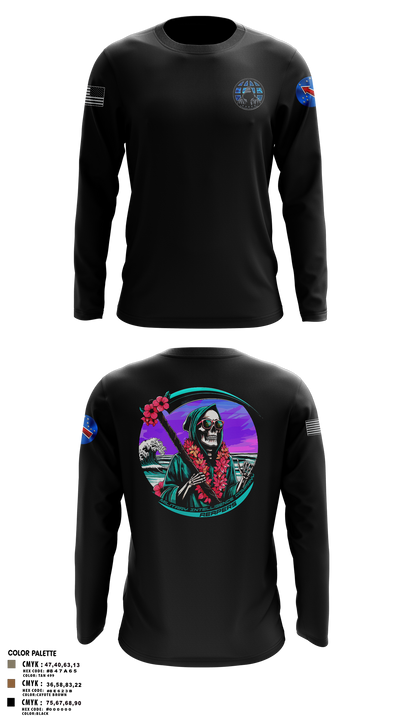 REAPERS, FT SHAFTER 63519061 Long Sleeve Performance Shirt 3