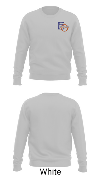 Crew Neck Sweatshirt, East Orange County Little League, Baseball, Teamtime, Team time, sublimation, custom sports apparel, team uniforms, spirit wear, spiritwear, sports uniforms, custom shirts, team store, custom team store, fundraiser sports, apparel fundraiser