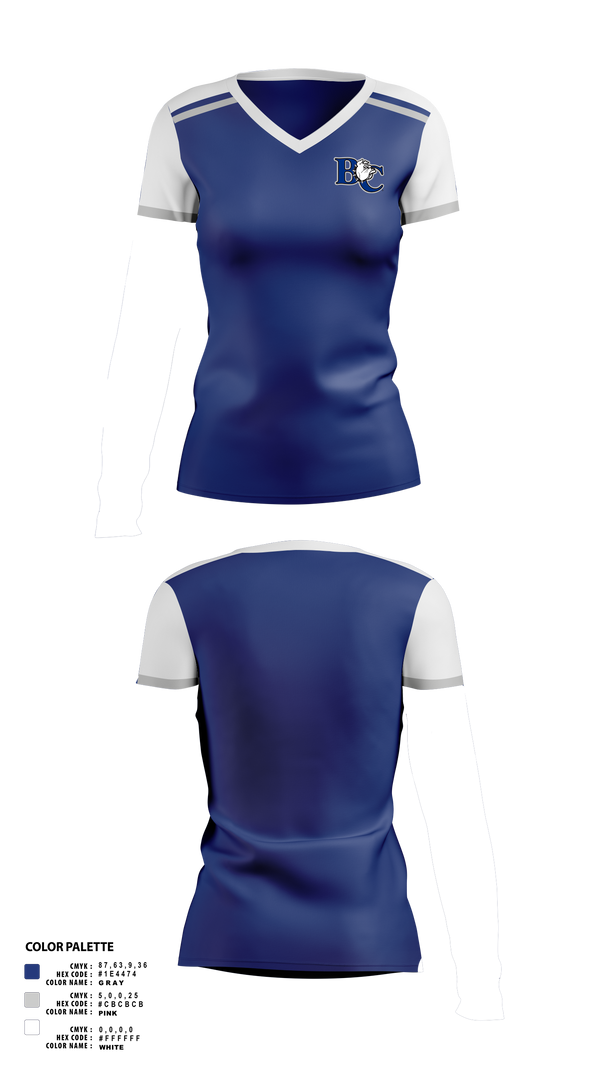 Womens Short Sleeve Vneck Shirt, ﻿Barton College Basketball, Women's Basketball, Teamtime, Team time, sublimation, custom sports apparel, team uniforms, spirit wear, spiritwear, sports uniforms, custom shirts, team store, custom team store, fundraiser sports, apparel fundraiser