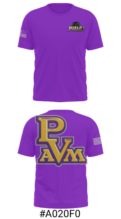 Prairie View A&M University Tennis 36400712 Short Sleeve Performance Shirt - 19