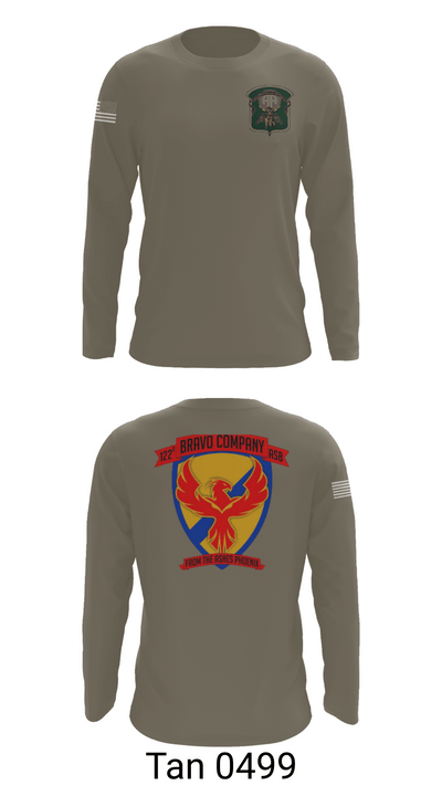 B-Co 122 ASB 42840392 Long Sleeve Performance Shirt - 66