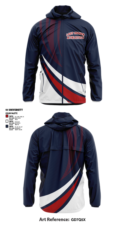 Lingle-Fort Laramie High School Basketball 43893135 Windbreaker - 8
