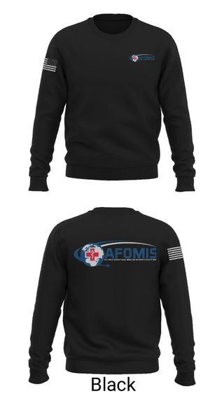 Crew Neck Sweatshirt, AFOMIS, Air Force, Teamtime, Team time, sublimation, custom sports apparel, team uniforms, spirit wear, spiritwear, sports uniforms, custom shirts, team store, custom team store, fundraiser sports, apparel fundraiser