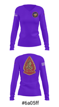 Naval Special Warfare Development Group 34195921 Women's Long Sleeve V-neck Shirt - 7