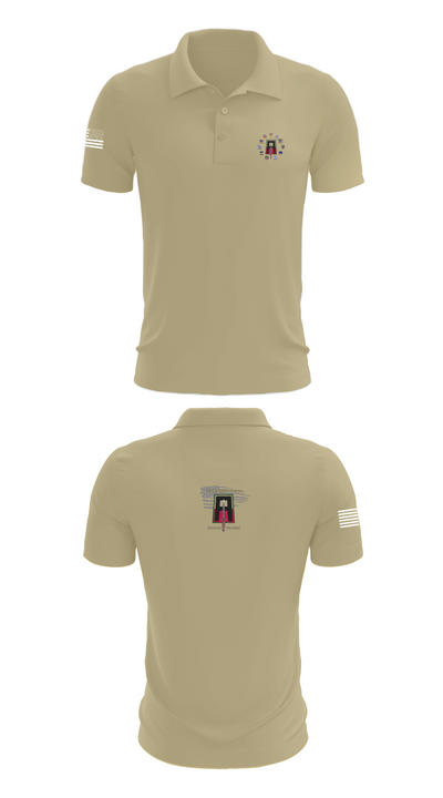5th Armored Brigade 44800890 Short Sleeve Performance Polo - 87