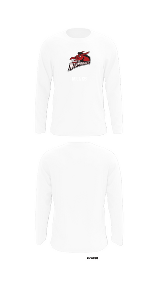Long Sleeve Performance Shirt, MULES, Men's Basketball, Teamtime, Team time, sublimation, custom sports apparel, team uniforms, spirit wear, spiritwear, sports uniforms, custom shirts, team store, custom team store, fundraiser sports, apparel fundraiser