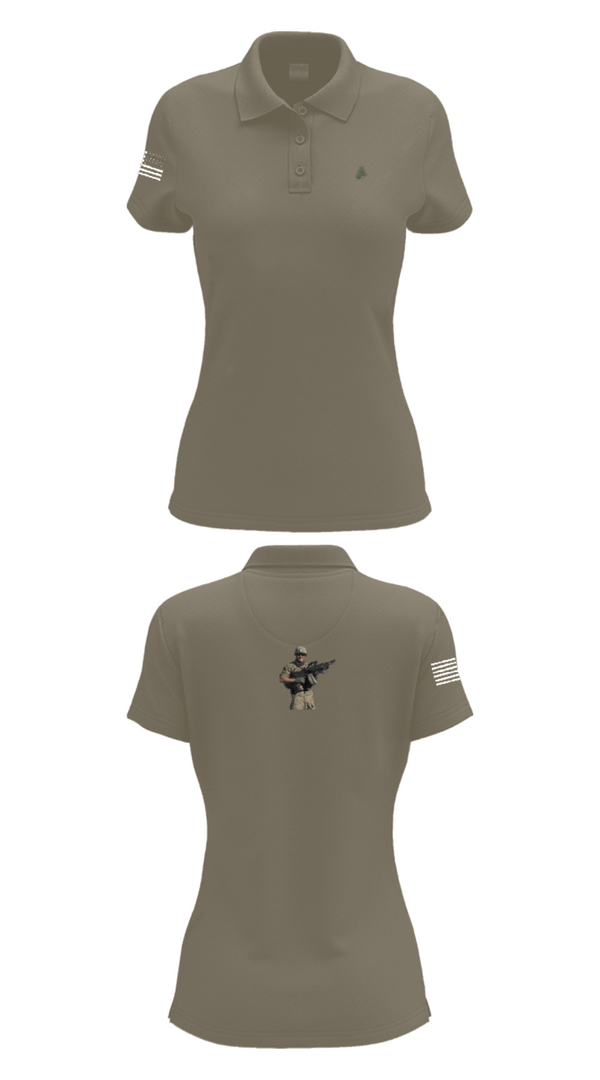 Womens Short Sleeve Performance Polo, MS ADT SECFOR, Army, Teamtime, Team time, sublimation, custom sports apparel, team uniforms, spirit wear, spiritwear, sports uniforms, custom shirts, team store, custom team store, fundraiser sports, apparel fundraiser