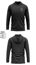 Colorado Lightning Basketball Club 24894382Long Sleeve Performance Shirt with hood - 1