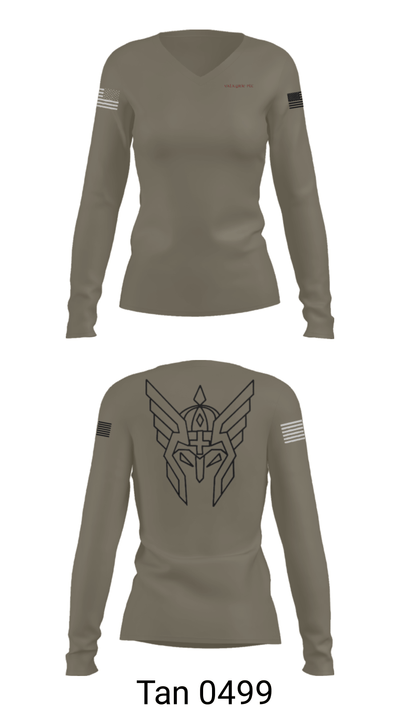 Evac PLT, RSS, 2CR 13991169 Women's Long Sleeve V-neck Shirt - 77