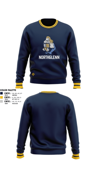 Crew Neck Sweatshirt, Northglenn MS, Spirit Store, Teamtime, Team time, sublimation, custom sports apparel, team uniforms, spirit wear, spiritwear, sports uniforms, custom shirts, team store, custom team store, fundraiser sports, apparel fundraiser