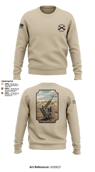 Crew Neck Sweatshirt, C-BTRY FDC, Army, Teamtime, Team time, sublimation, custom sports apparel, team uniforms, spirit wear, spiritwear, sports uniforms, custom shirts, team store, custom team store, fundraiser sports, apparel fundraiser