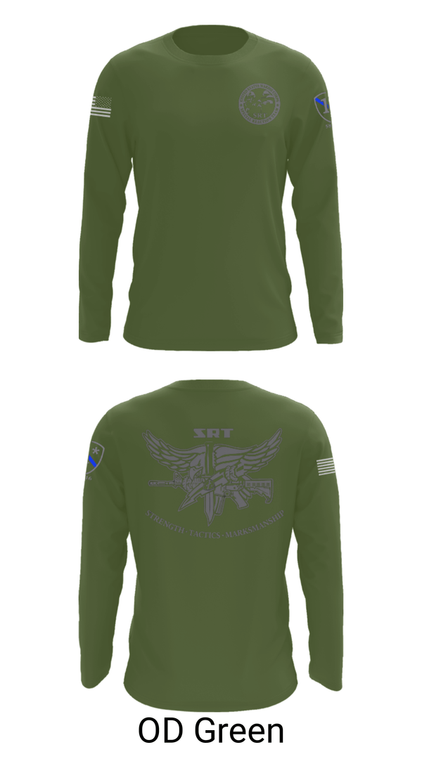 Long Sleeve Performance Shirt, Special Reaction Team, Marines, Teamtime, Team time, sublimation, custom sports apparel, team uniforms, spirit wear, spiritwear, sports uniforms, custom shirts, team store, custom team store, fundraiser sports, apparel fundraiser